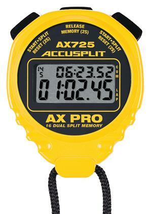 Cronómetro AX725 AX PRO - 16 Memorias